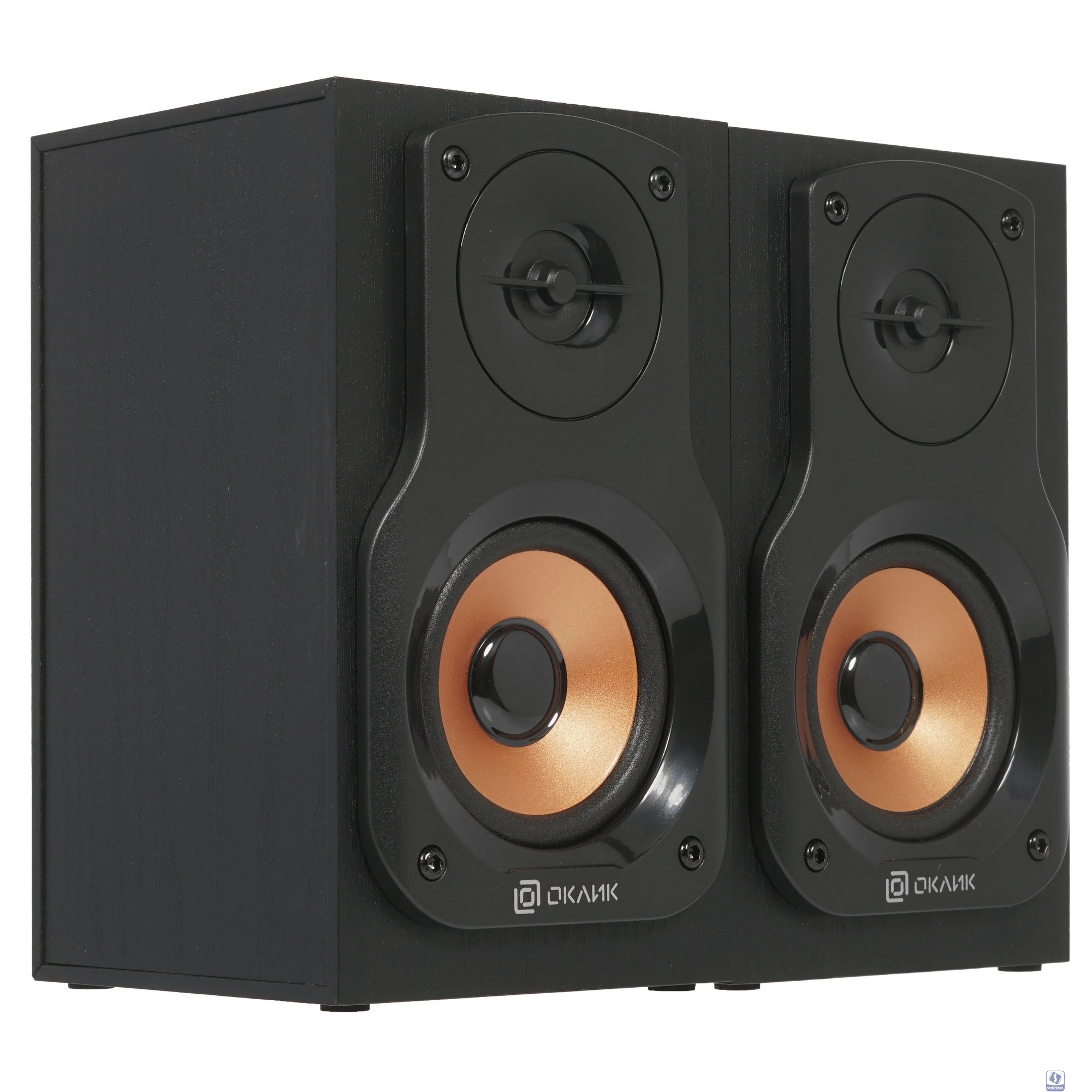 Колонки Oklick OK-162 2.0 черный 8Вт