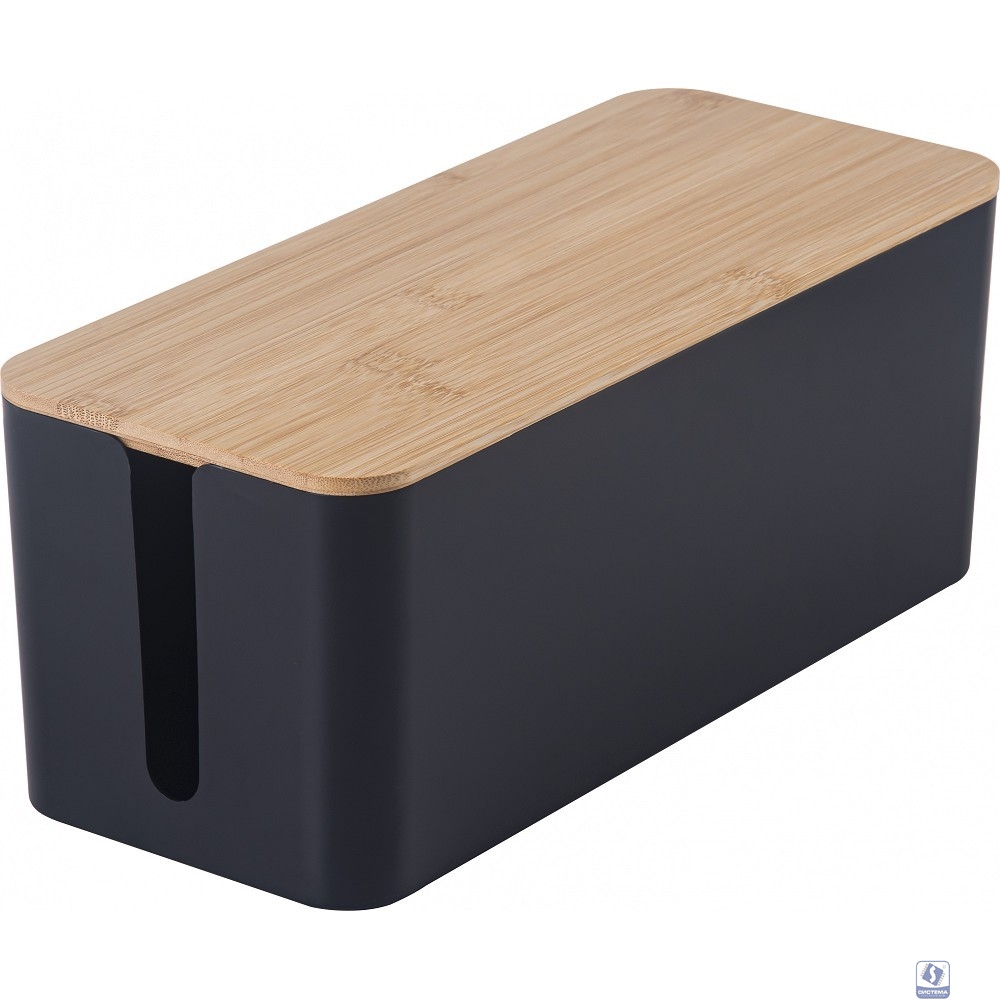 Органайзер Cactus CS-BOX-BL черный/бамбук