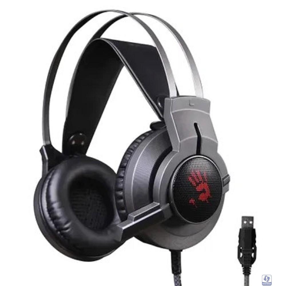 A4Tech Bloody G437 черный 1.8м мониторные