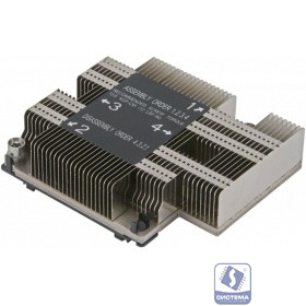 Supermicro SNK-P0067PD Радиатор для процессора в корпус 1U и в сокет LGA3647-0, рассеивает до 140Вт тепла
