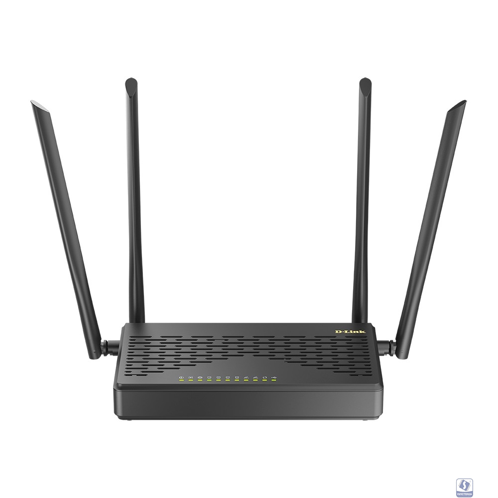 D-Link DIR-825/GFRU/R3A Беспроводной двухдиапазонный гигабитный маршрутизатор AC1200 Wave 2 с оптическим WAN-портом, поддержкой MU-MIMO, 3G/LTE и USB-портом