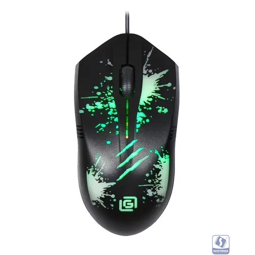 Мышь Оклик 399M STIGMA черный оптическая (1000dpi) USB (3but)