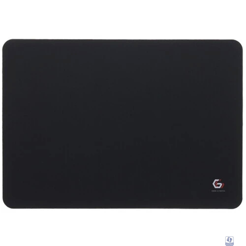 Коврик для мыши Gembird MP-35-25-BLACK, черный, 350х250х3мм, ткань+резина, пакет