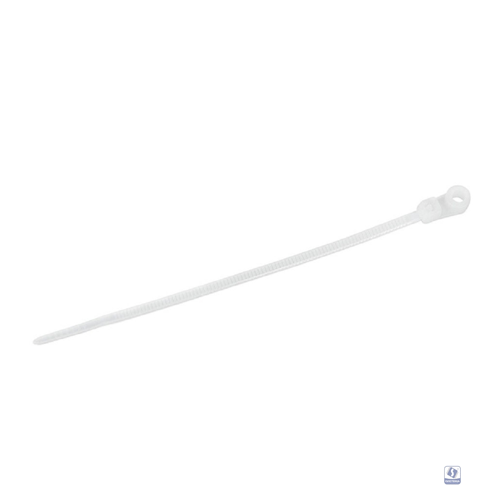 Cabeus GTSC-110 Стяжка нейлоновая неоткрывающаяся, безгалогенная (halogen free), 110x2.5мм, под винт (100 шт)