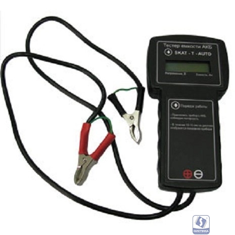 БАСТИОН Skat -T-auto  тестер контроля емкости АКБ, 12В, емкость АКБ 1,2-200Ач, экран (254)