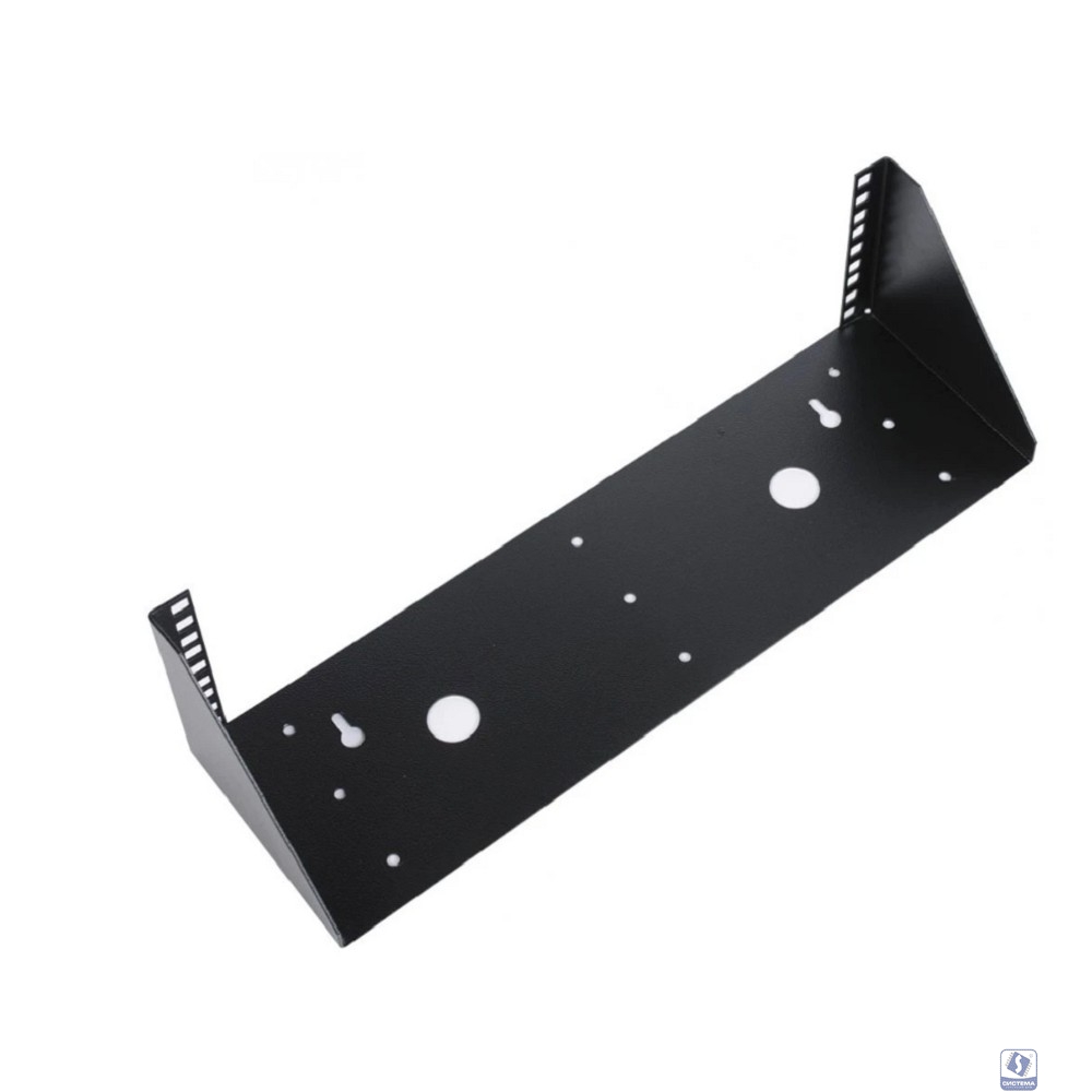 ЦМО Кронштейн телекоммуникационный настенный вертикальный 3U, цвет черный  [КНО-В-3U-9005]