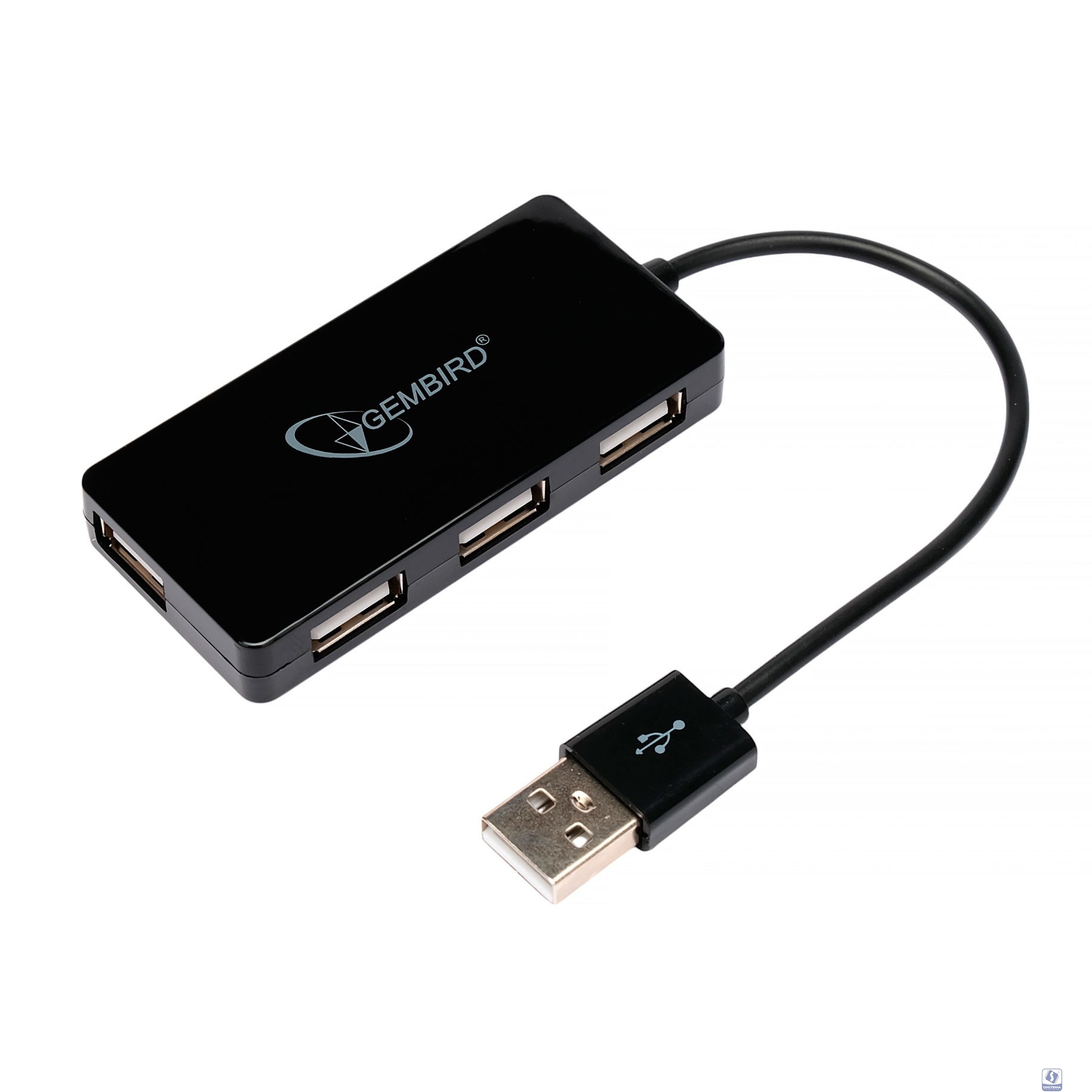 Gembird Концентратор USB 2.0 UHB-U2P4-03, 4 порта, блистер (UHB-U2P4-03)