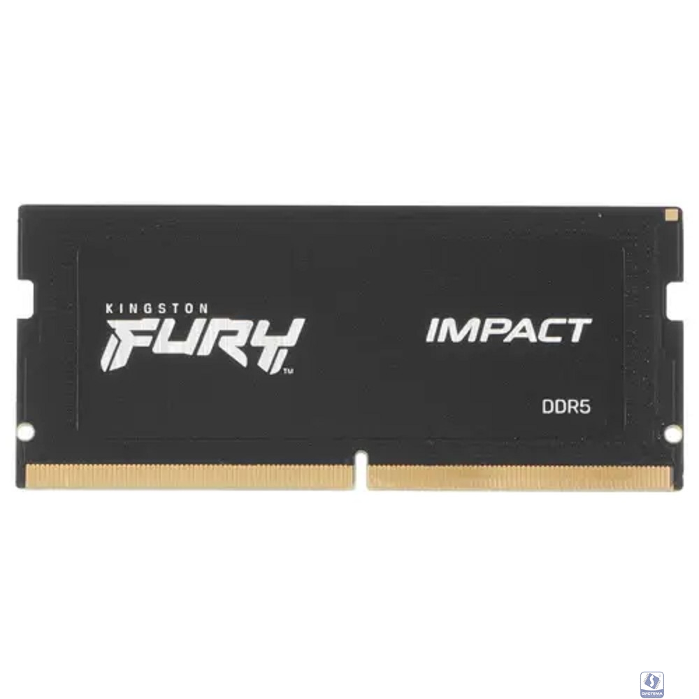 Kingston DDR5 SODIMM 16GB 4800MT/s  CL38  FURY Impact PnP KF548S38IB-16