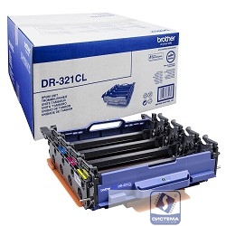 Brother DR-321CL Барабан HLL8250CDN/9200CDWT/MFCL8650CDW/9550CDWT, (25000стр, комплект 4шт)(DR321CL)