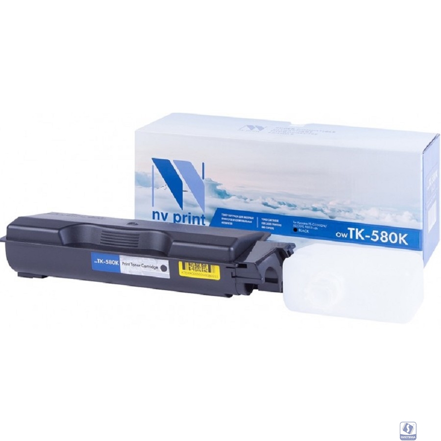 Картридж NVP совместимый NV-TK-580 Black для Kyocera Ecosys P6021/ P6021cdn/ FS C5150/ C5150DN (3500k)