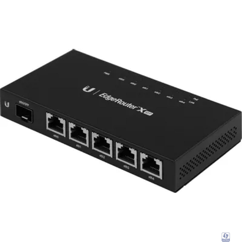 UBIQUITI ER-X-SFP Маршрутизатор 5x Ethernet, 1x SFP, раздача PoE