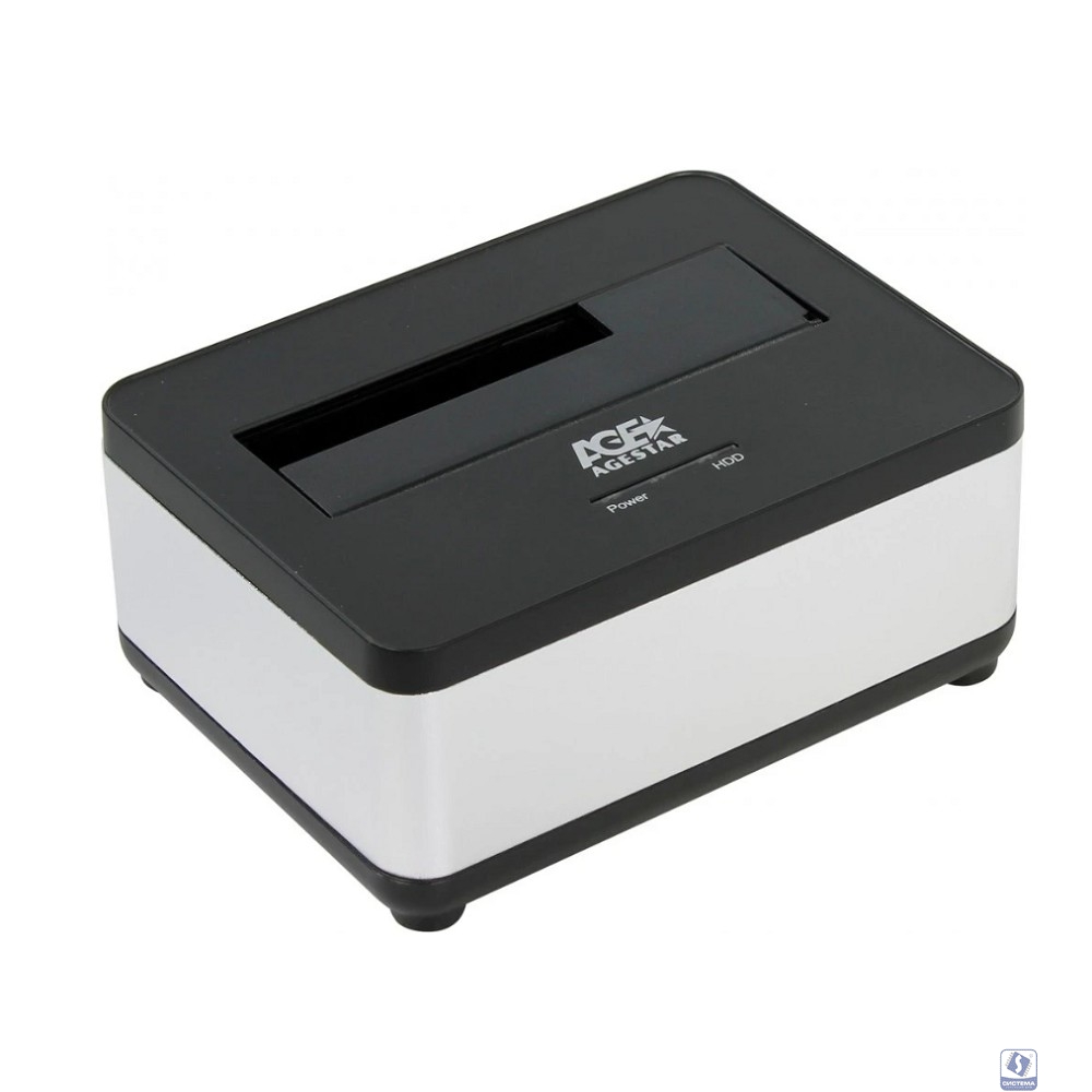 AgeStar 3UBT7 (SILVER) Докстанция 2,5"/3,5" SATAIII AgeStar 3UBT7 (SILVER) USB 3.0, пластик, серебристый
