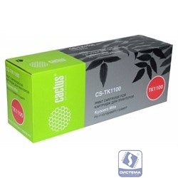 Картридж лазерный Cactus CS-TK1100 черный (2100стр.) для Kyocera Mita FS-1110/1024MFP/1124MFP