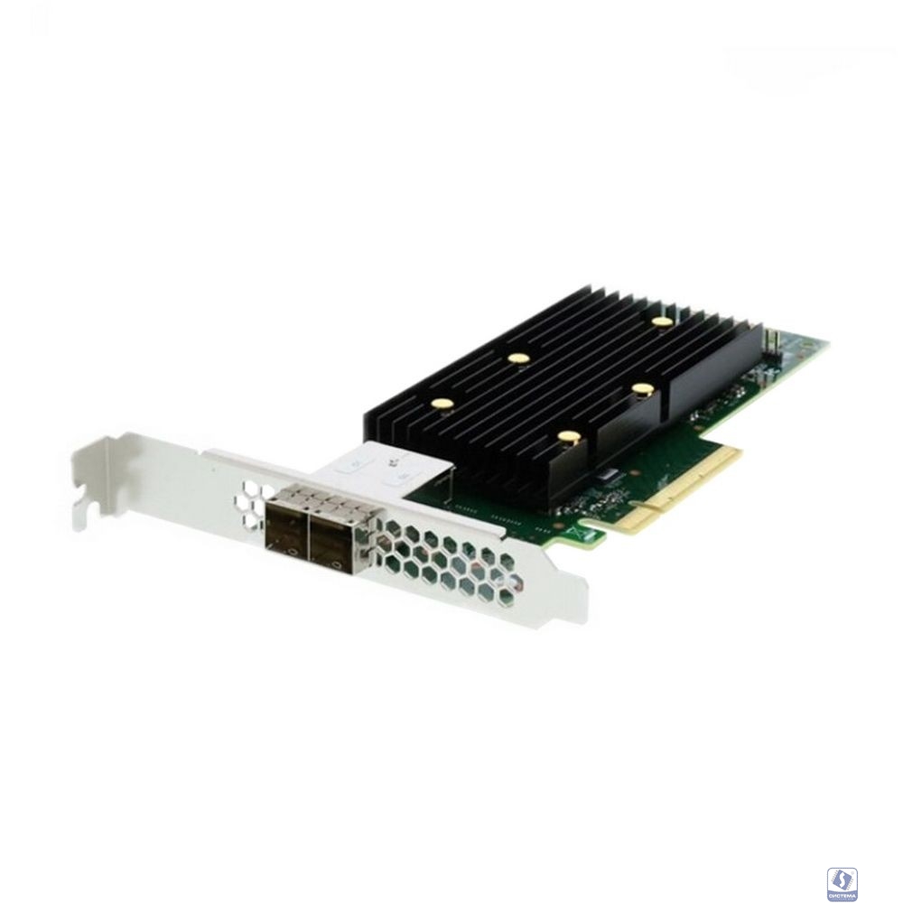 HBA-адаптер Broadcom SAS 9400-8e SGL (05-50013-01 / 03-50013-16008) PCIe 3.1 x8 LP, Tri-Mode SAS/SATA/NVMe 12G HBA, 8port(2*ext SFF8644), 3408 IOC 