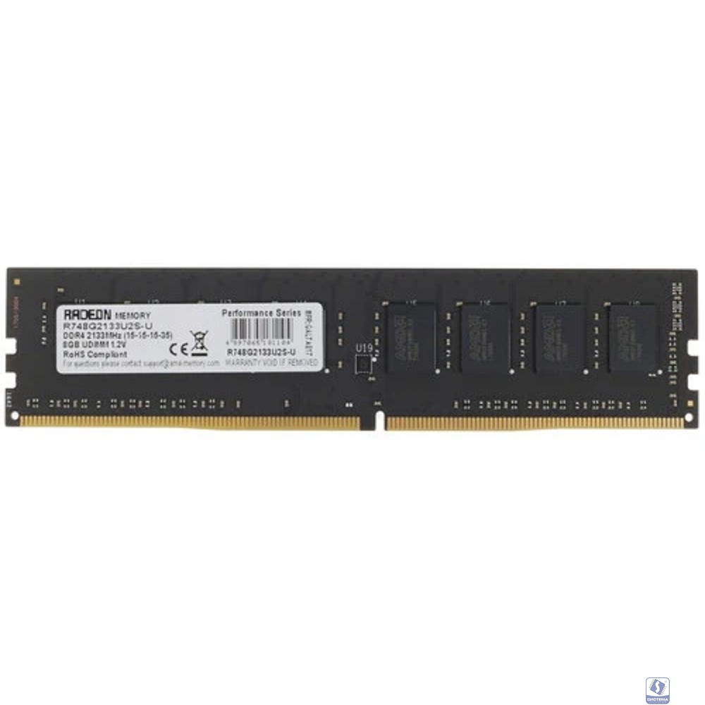 AMD DDR4 DIMM 8GB R748G2133U2S-U 2133MHz