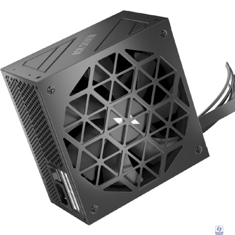 1STPLAYER ACK SILVER 850W Black / ATX 3.1, APFC, 80 PLUS Silver, Double Forward, DC-DC, full Teapo caps, 140mm fan, non-modular / HA-850BA7-BK