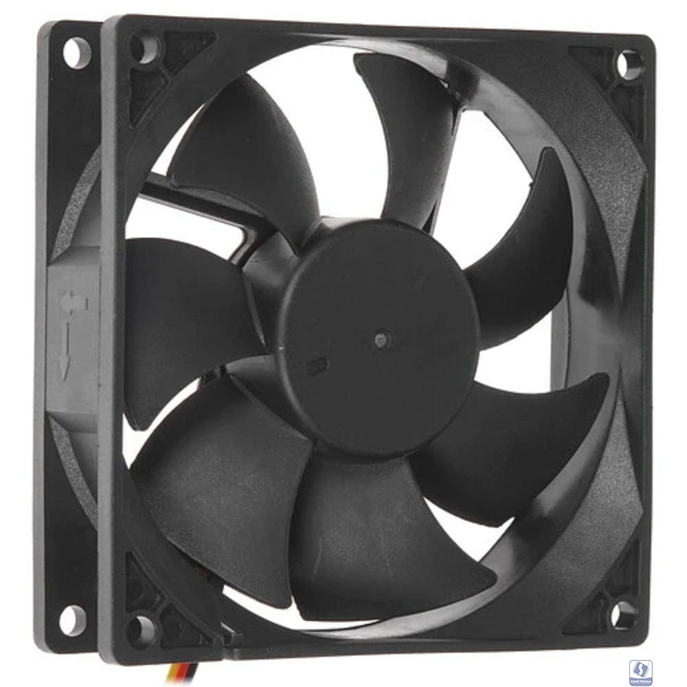 Gembird Вентилятор 92x92x25 гидродинамический тихий 3 pin/4pin Molex провод 30 см [S9225H-3P4M]