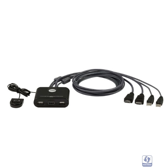 Переключатель/ 2-Port USB FHD HDMI Cable KVM Switch (CS22HF/CS22HF-AT)