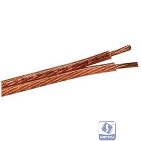 Proconnect 01-6202-6 Кабель акустический, 2х0.35 мм2, прозрачный BLUELINE, 100 м.  