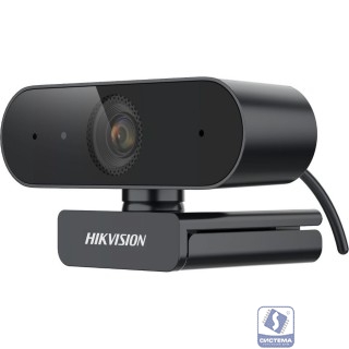 Hikvision DS-U02 Web камера 2MP CMOS Sensor,0.1Lux @ (F1.2,AGC ON),Built-in Mic,USB 2.0,1920*1080@30/25fps,3.6mm Fixed Lens