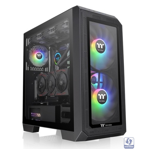 Корпус Thermaltake View 300 MX черный без БП ATX 9x120mm 5x140mm 1x200mm 2xUSB3.0 audio bott PSU
