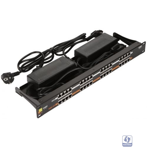 Патч-панель Lanmaster POE LAN-PP16-POE/A2 19" 1U 16xRJ45 кат.5e