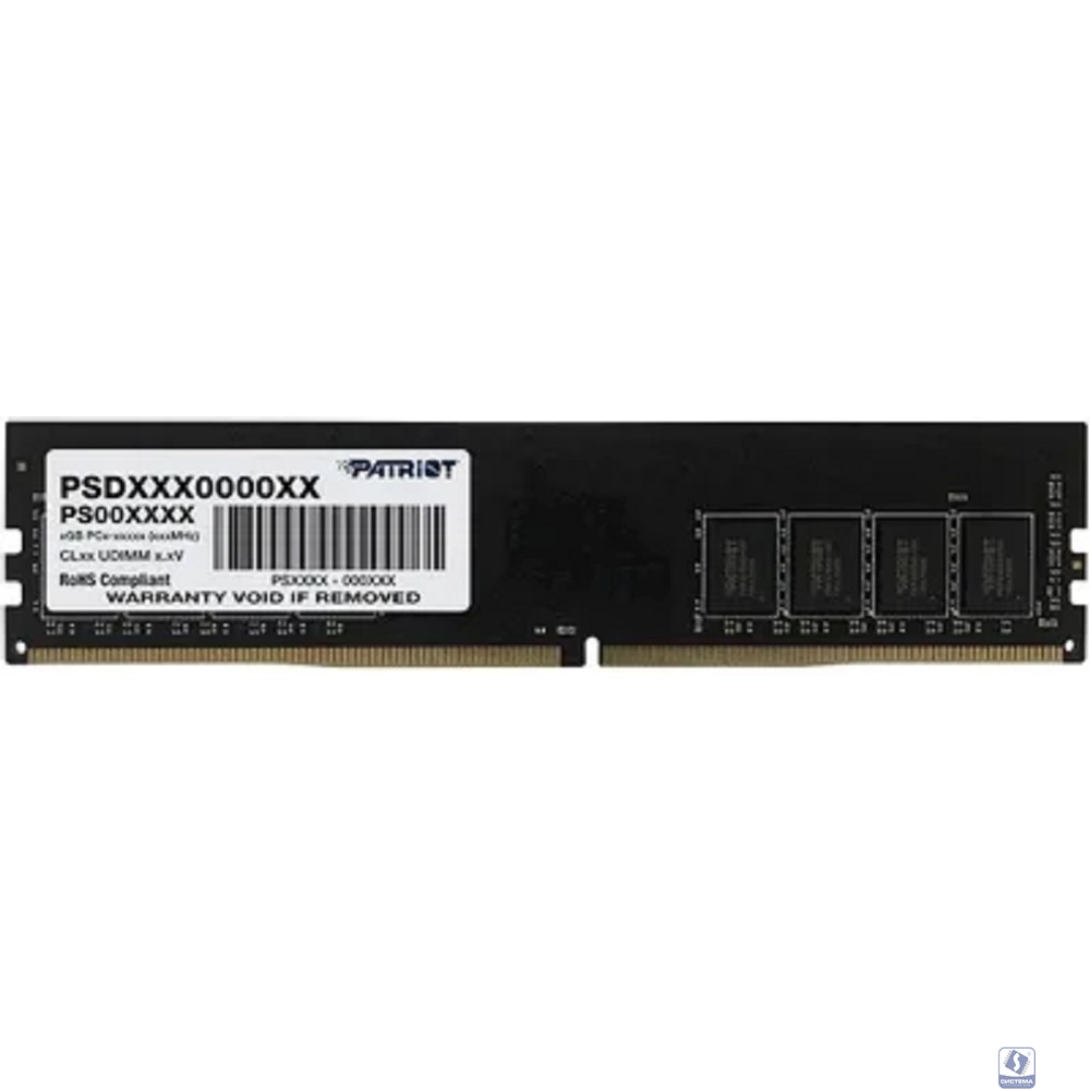 Patriot DDR4 8GB 3200MHz PSD48G32002 Signature RTL PC4-25600 CL22 DIMM 288-pin 1.2В single rank Ret