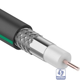 Proconnect (01-2436-1) Кабель SAT 703 B, Cu/Al/Al, (75%), 75 Ом, 100м., черный OUTDOOR 