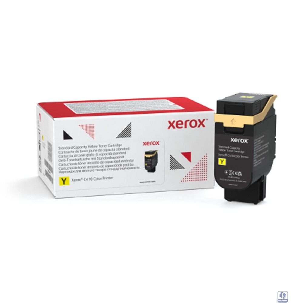 Тонер картридж стандартный, желтый Xerox VLC410/415  (2000 страниц)/ Yellow Standard Capacity Toner Cartridge, Xerox VLC410/415 (2,000 Pages)