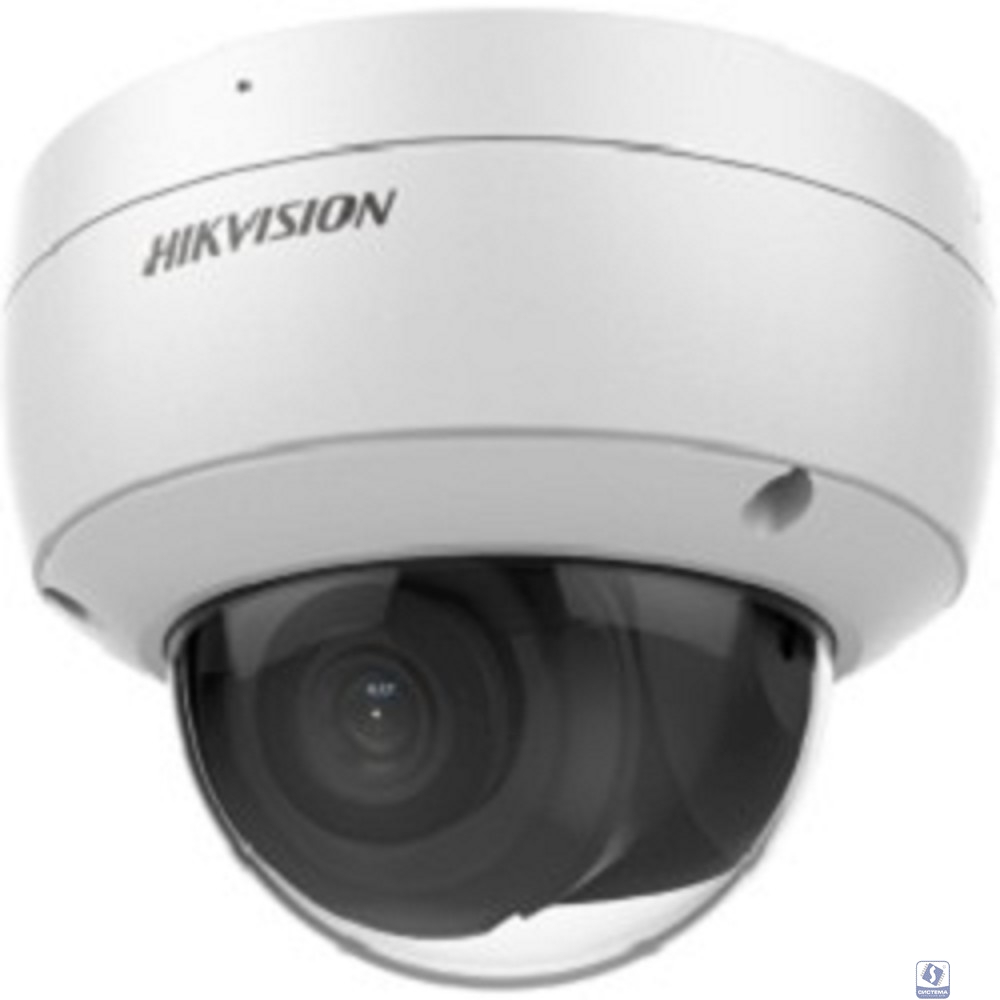 Hikvision DS-2CD2123G2-IU(2.8MM)(D) 1080p,  2.8 мм,  белый Камера видеонаблюдения IP 