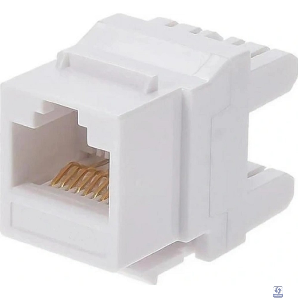 5bites Модуль KJU55-02W KEYSTONE JACK / UTP / 5E / 110 IDC / 180°
