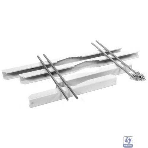 Elbox Комплект крепления двойной на столб для шкафов ШТВ-Н и EMW шириной 600 мм. EMW-KKC-600