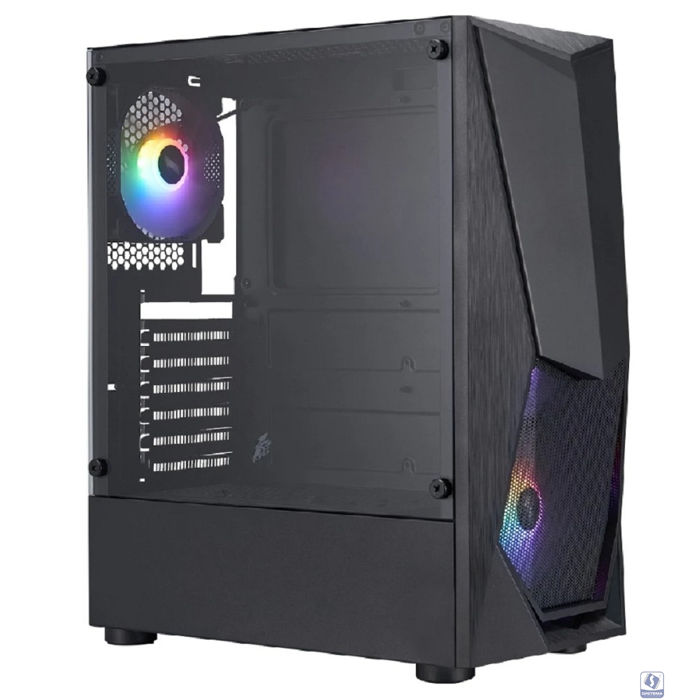 1STPLAYER DK DK-3 Black / ATX / 4x120mm FRGB fans / DK-3-BK-4F1