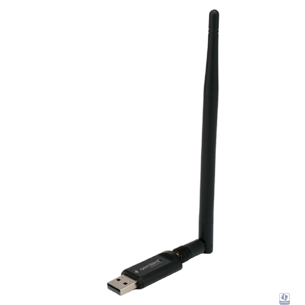 Gembird Сетевой адаптер WiFi+Bluetooth 600 Мбит,двухдиап.с антенной, USB,802.11b/a/g/n/ac, RTL8821CU (WNP-UA-019)