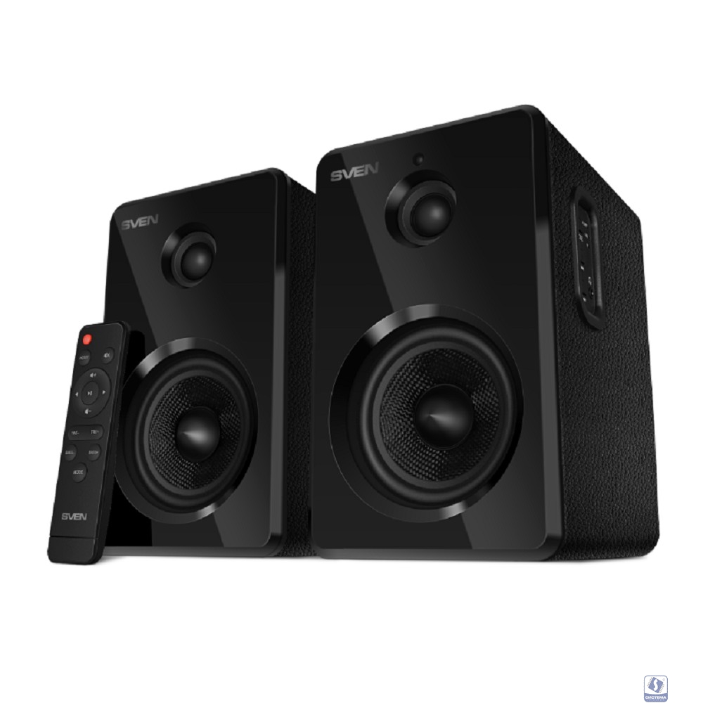 Компьютерная акустика 2.0 Sven SPS-730 черный (50 Вт, BT, пульт, USB, microSD)