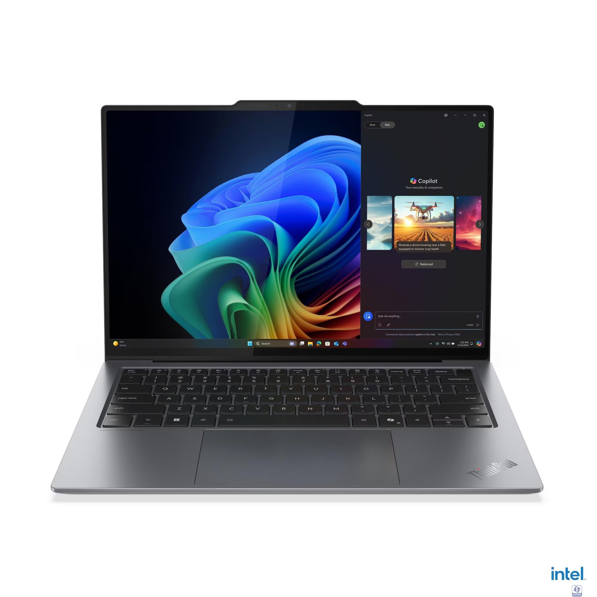 Lenovo ThinkPad X9-14 G1 Aura Edition [21QA002CGQ] (КЛАВ.РУС.ГРАВ.) Grey 14" 