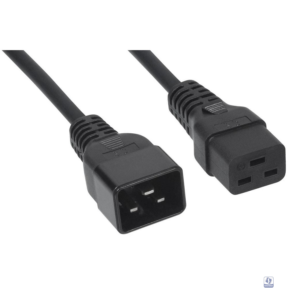 Rexant (04-2742) Шнур сетевой IEC 320 C19 – IEC 320 C20 3x1,5мм?, длина 3м