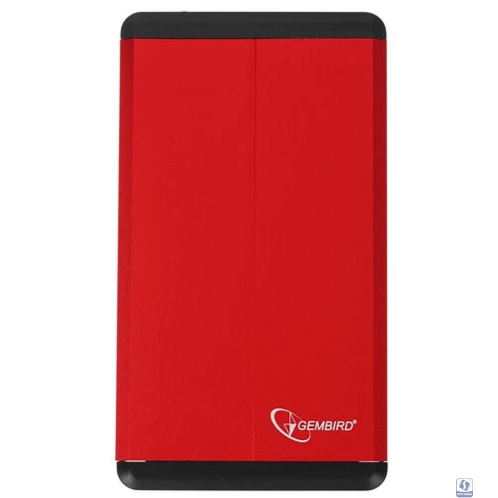 Gembird EE2-U3S-2-R Внешний корпус 2.5" Gembird EE2-U3S-2 ,  красный, USB 3.0, SATA
