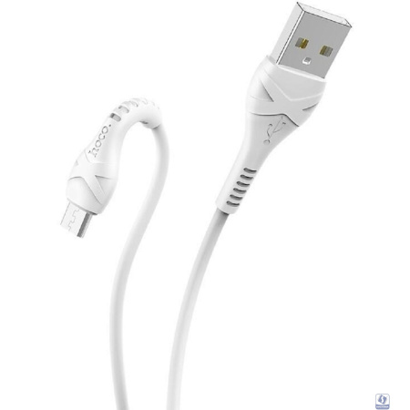HOCO HC-10505 X37/ USB кабель Micro/ 1m/ 2.4A/ White