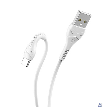 HOCO HC-10512 X37/ USB кабель Type-C/ 1m/ 2.4A/ White