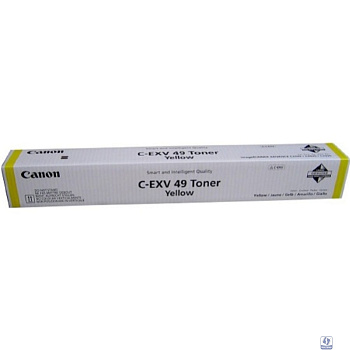 Canon C-EXV49Y 8527B002 Тонер-картридж для серии iR-ADV C33xx, 3520I Жёлтый. 19000 страниц.