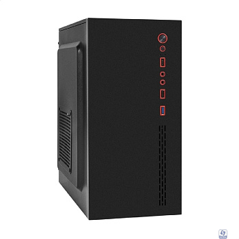 Exegate EX298164RUS Корпус Minitower ExeGate BAA-403U-AAA350 (mATX, БП AAA350 с вент. 8см, 2*USB+1*USB3.0, HD Audio, черный)