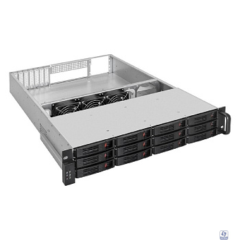 Exegate EX294277RUS Серверная платформа ExeGate Pro 2U660-HS12 <RM 19", высота 2U, глубина 660, Redundant БП 2x1000W, 12xHotSwap>
