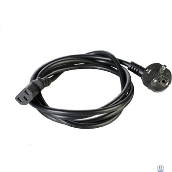 REM Шнур питания с заземлением IEC 60320 C13/EU-Schuko, 10А/250В (3x1,0), длина 5 м. (R-10-Cord-C13-S-5)