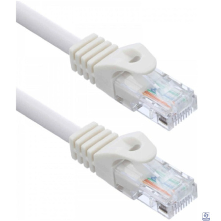 Кабель ACD Патч-корд ACD-LPU5C-30W |ACD-LPU5C-30W| Cat5e UTP 24AWG 4Pair, 7/0.18мм CU Белый, 3.0м (741807)