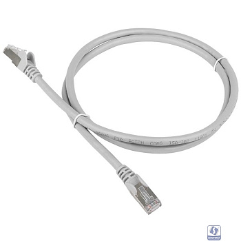 Патч-корд TWT FTP кат.5e, с заливными колпачками, 7.0 м, серый