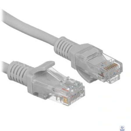 Cablexpert Патч-корд UTP PP12-1.5M кат.5, 1.5м, литой, многожильный (серый)