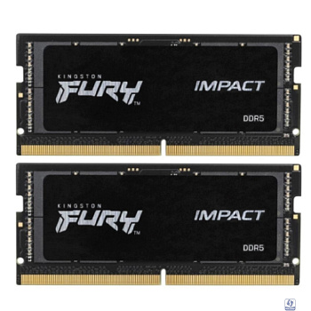 Модуль памяти SO-DIMM DDR5 32Gb (2x16Gb) PC48000 6000Mhz Kingston Fury Impact (KF560S38IBK2-32)