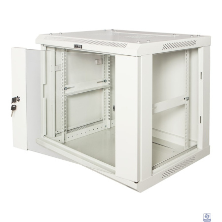 Шкаф коммутационный Lanmaster (TWT-CBWPG-6U-6X4-GY) 6U 600x400мм пер.дв.стекл 60кг серый
