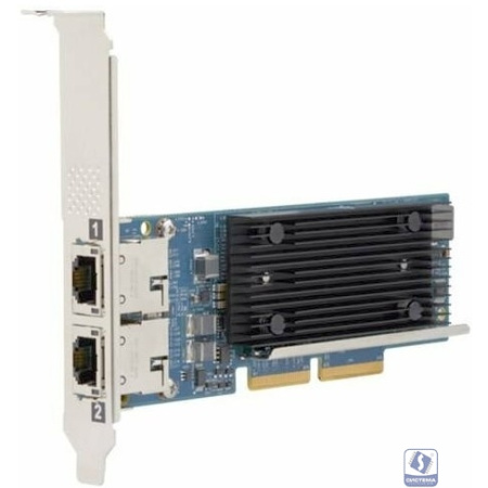 Broadcom BCM957416A4160C Сетевая карта NetXtreme P210tp (BCM957416A4160C) SGL NX-E Dual-Port 10GBase-T RJ-45 Ethernet Adapter, LP + FH brackets incl, BOX